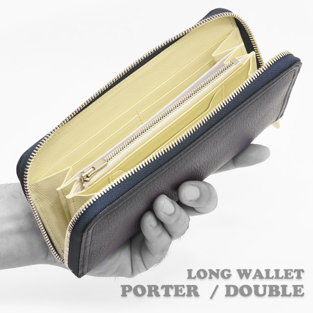 ポーター ダブル 長財布 129-03735 ロングウォレット ラウンドファスナー 吉田カバン 通帳 LONG WALLET PORTER  DOUBLE : 129-03735 : かばんのマルゼン - 通販 - Yahoo!ショッピング