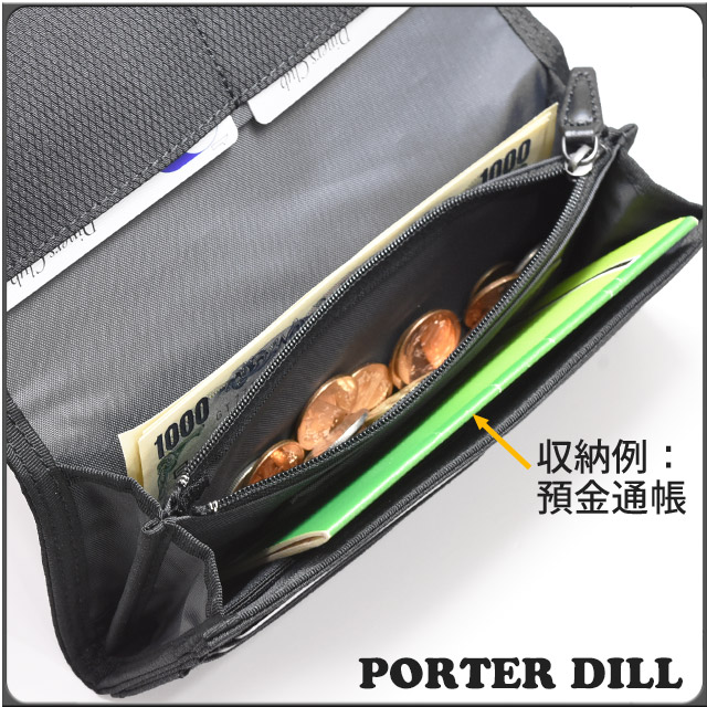 PORTER/DILL ブラック 長財布（ロングウォレット） DILL(ディル) LONG WALLET | 吉田カバンホームページ | YOSHIDA