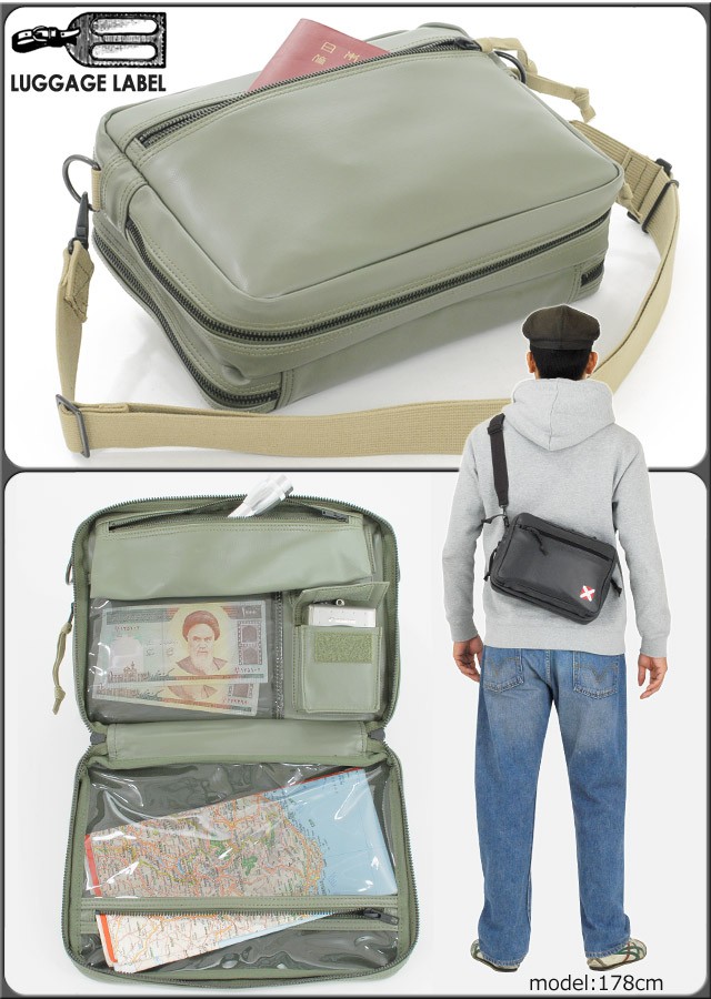 LUGGAGE LABEL ラゲッジレーベル ライナー ショルダーバッグ 951-09241