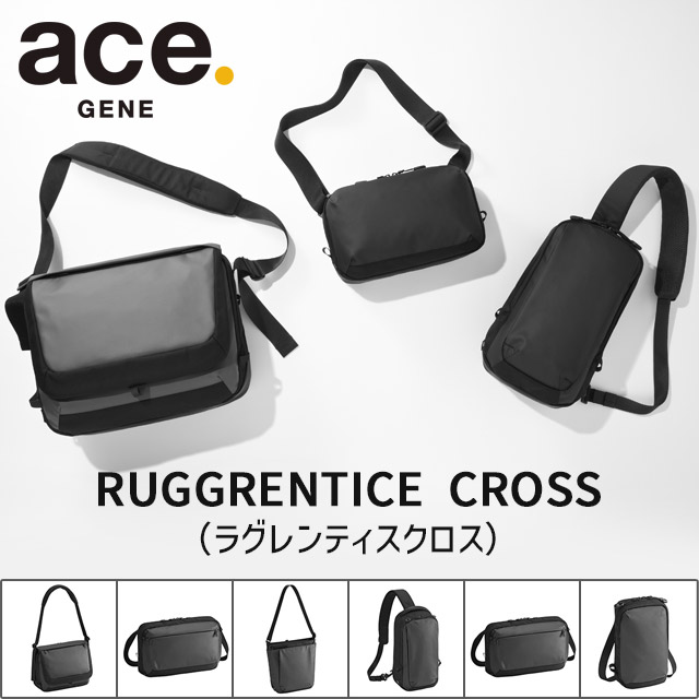 ace. GENE LABEL エースジーン ショルダーバッグ ラグレンティスクロス