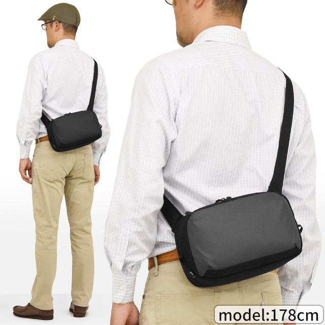 ace. GENE LABEL エースジーン ショルダーバッグ ラグレンティスクロス