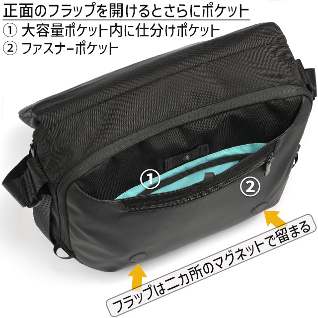 ace. GENE LABEL エースジーン ショルダーバッグ ラグレンティスクロス