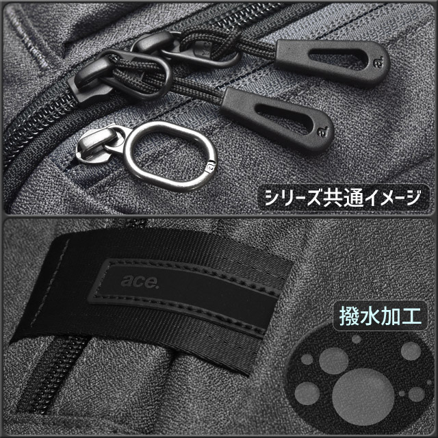 ace. GENE LABEL エースジーン ワンショルダー ボディバッグ ホバー