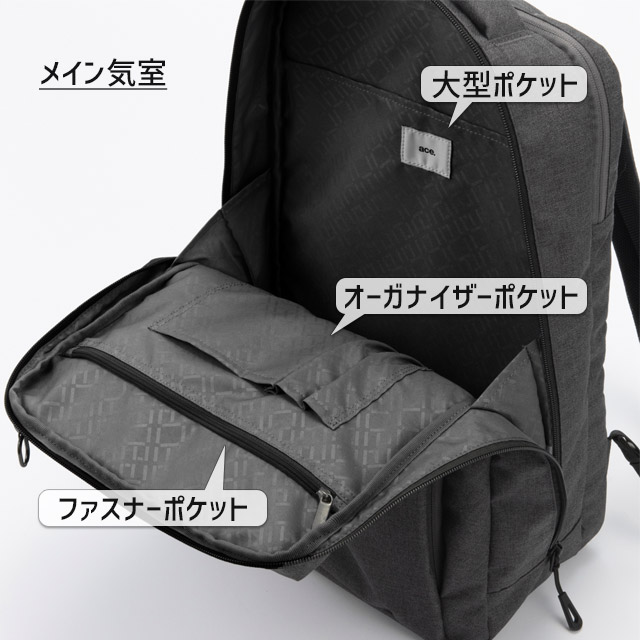 ace. GENE LABEL エースジーン リュックサック 17リットル
