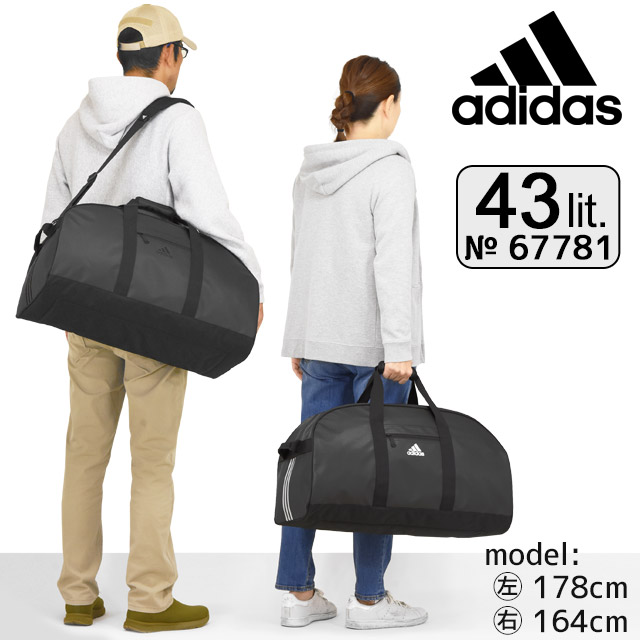 美品 adidas アディダス スポーツ 2way ボストン 旅行 バッグ 宅配