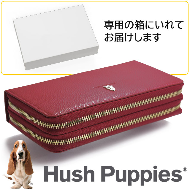 ハッシュパピー（Hush Puppies） 長財布 大きい 大容量 大型 ラウンド