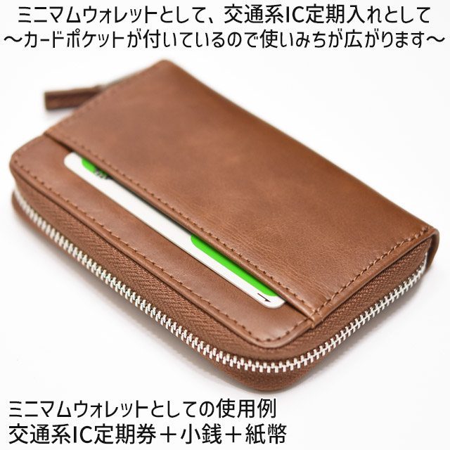 Lee（リー） 小銭入れ ラウンドファスナー コインケース クロス