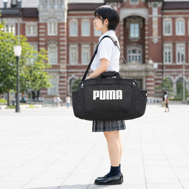 PUMA（プーマ） ボストンバッグ 修学旅行バッグ 拡張型 55〜65センチ
