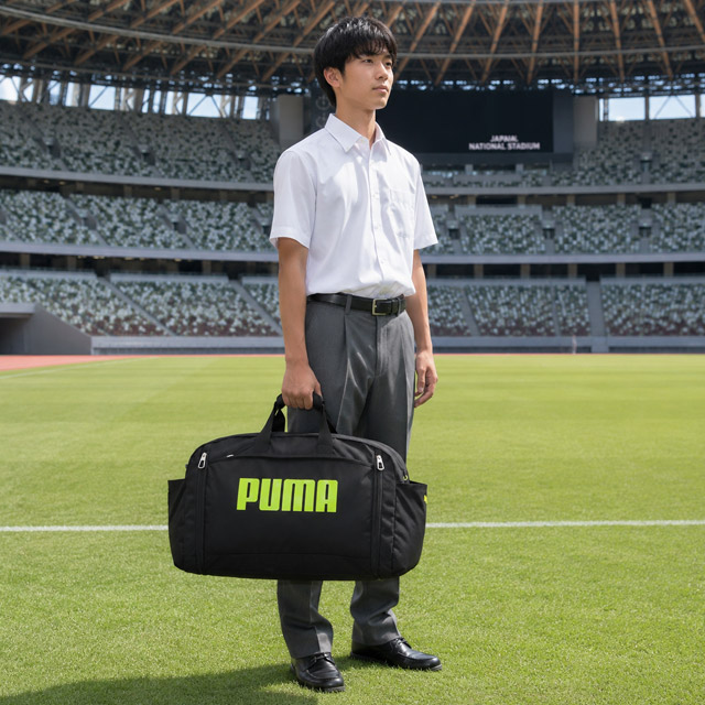 PUMA（プーマ） ボストンバッグ 修学旅行バッグ 拡張型 55〜65センチ