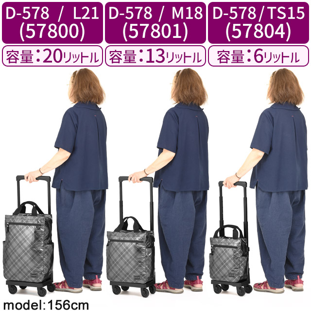 SWANY キャスターバック D－630 4輪ストッパー 60mmキャスター 座面付き 二層式