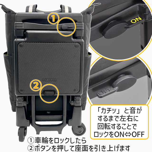 SWANY（スワニー） 支える キャリーバッグ ショッピング カート 座面