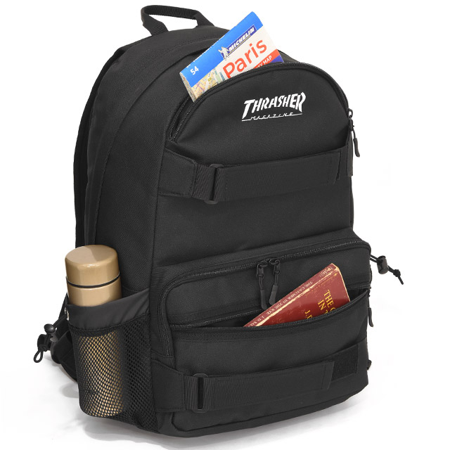 ジャッカス　リュック　ポリエステル　ビンテージ THRASHER スラッシー リュック 通学 バックパック 25リットル