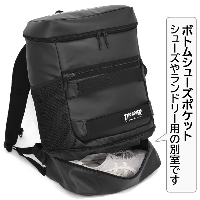 THRASHER（スラッシャー） リュック BOXリュック 通学 ボックス型 2