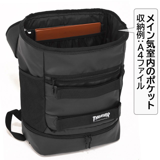 THRASHER（スラッシャー） リュック BOXリュック 通学 ボックス型 2