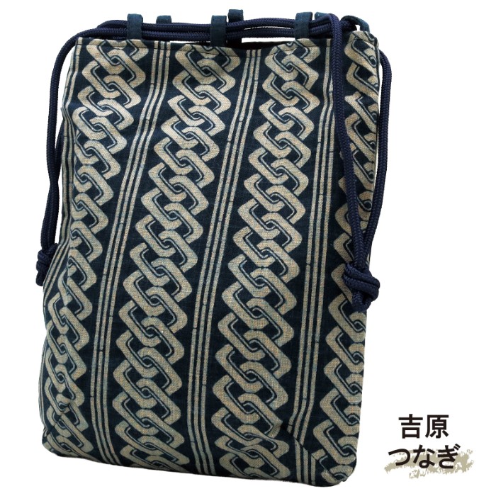 信玄袋 24柄/ 日本製 和柄 巾着 バッグ 祭り 手提げ 和柄バッグ メンズ
