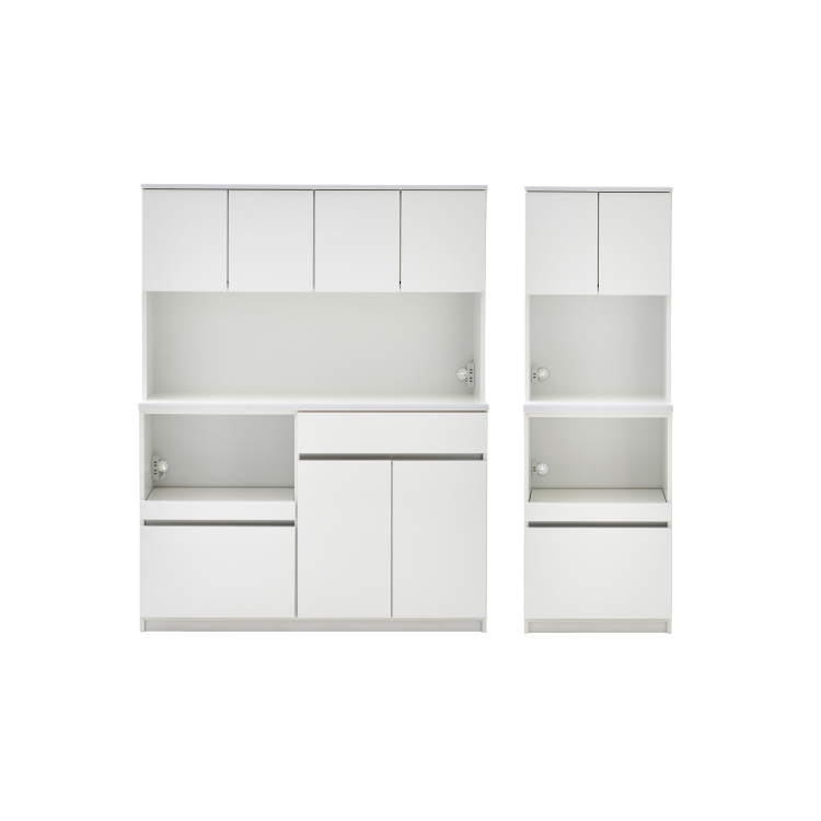 キッチンボード ホワイト ロータイプ キッチンボード ホワイト ロータイプ