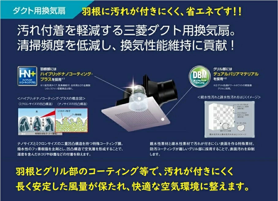 三菱 mitsubishi 換気扇 換気扇 [本体]ダクト用換気扇 天井埋込形 VD
