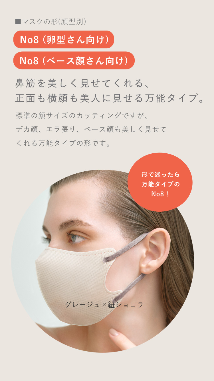 マスク 不織布 立体 おしゃれ カラー バイカラー 女性 3D