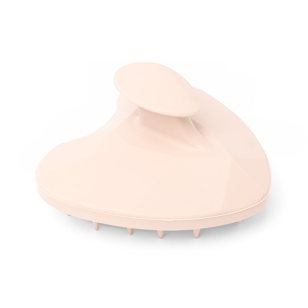 ベージュ シリコン スカルプブラシ ベージュ シリコン スカルプブラシ