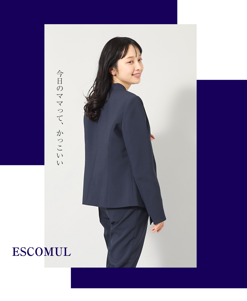 お受験,ママ,母,ネイビー,ブラウス,送迎服,高見え,幼稚園お迎え,学校お迎え,ママ会,お茶会,授業参観,夏服,学校説明会