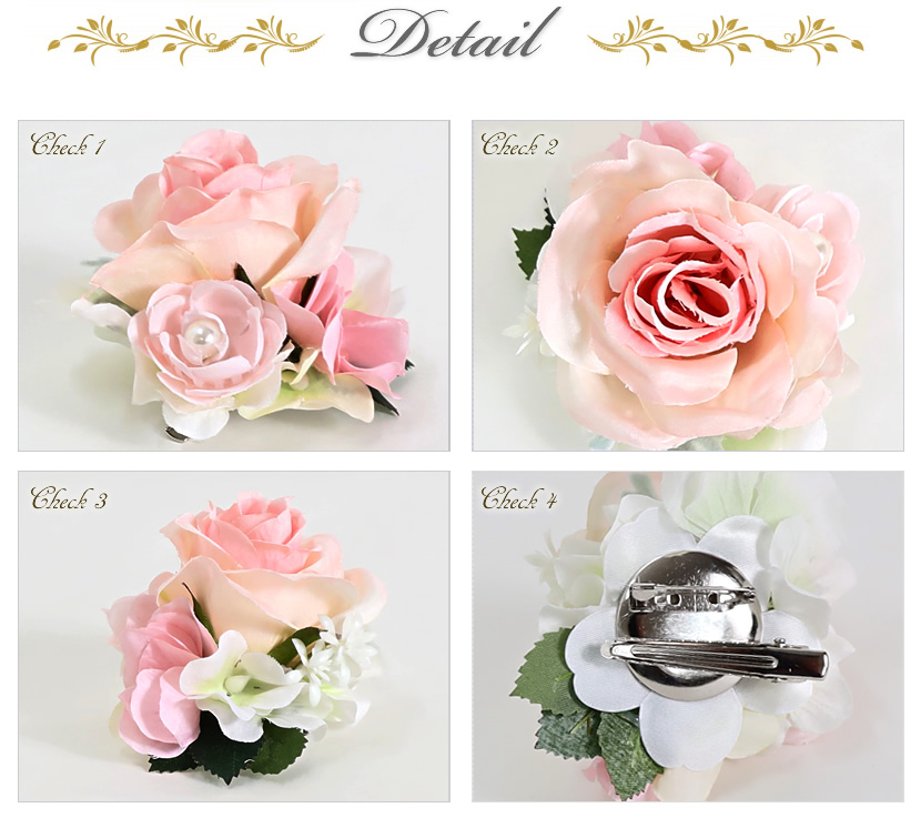 コサージュ ローズ フォーマル 卒業式 卒園式 華やか パール 上品