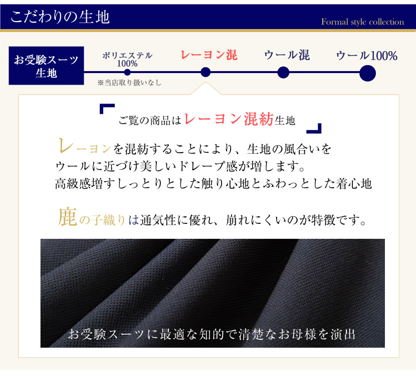 お受験,スーツ,濃紺,レディース,フォーマル,面接,学校説明会,入園,入学,卒園,卒業,セレモニー,七五三