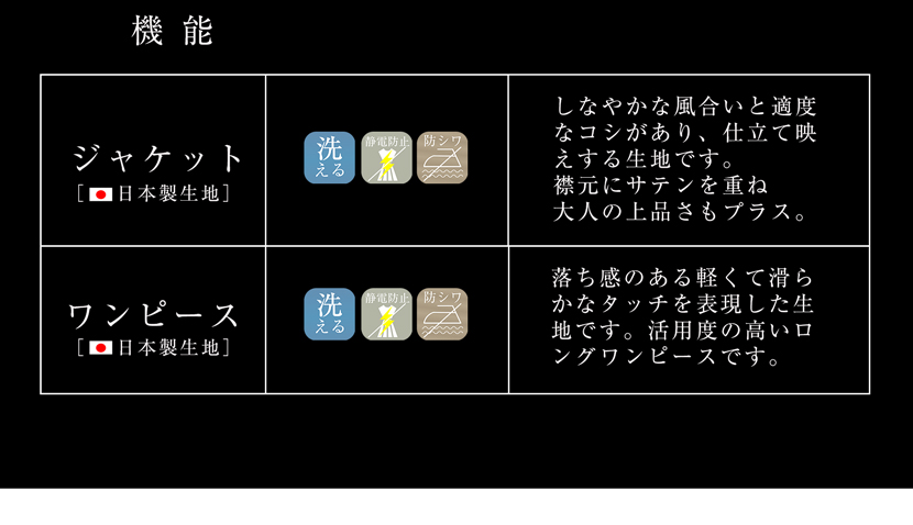 ノーカラージャケット,前開きロングワンピース洗える,喪服,礼服,スーツ,ブラックフォーマル,フォーマル,女性,卒園,卒業,入園,入学