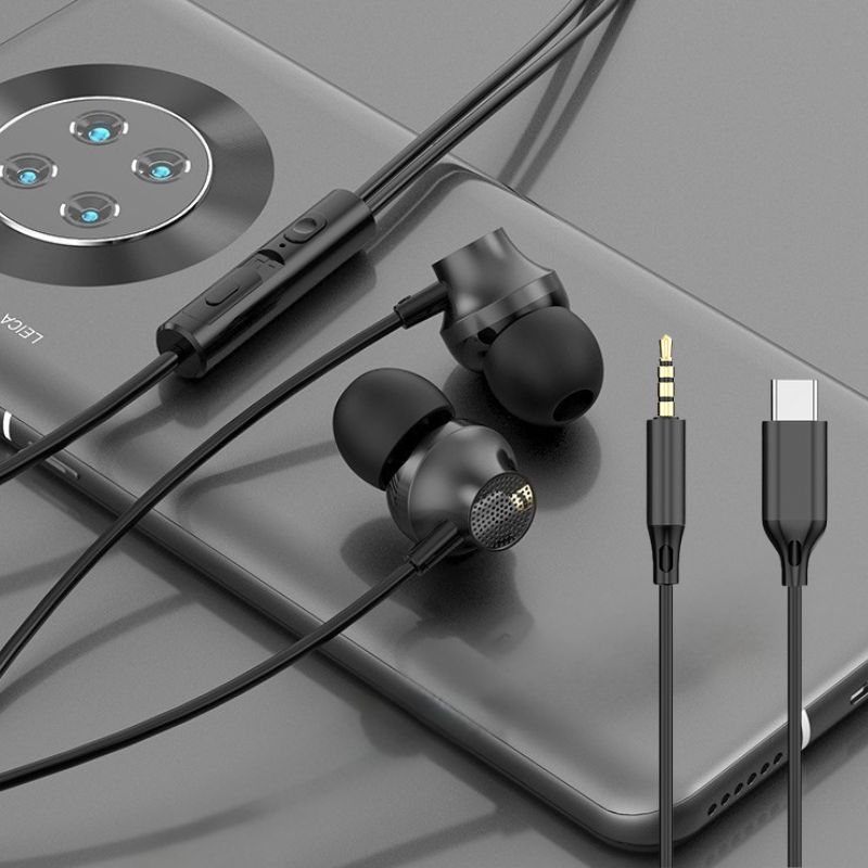 イヤホン 有線 タイプC マイク付き 軽量 iphone 有線イヤホン Type-c