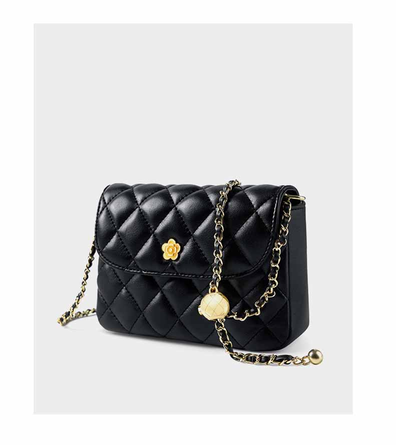 黒いレザーハンドバッグ ゴールド金具 BAZAAR レザーハンドバッグ ゴールド金具 トップハンドル 自立型