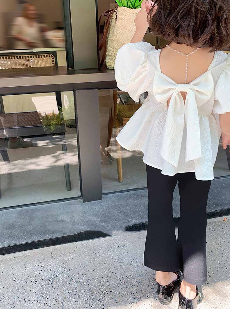子供服 セットアップ バックリボンセットアップ パンツ女の子