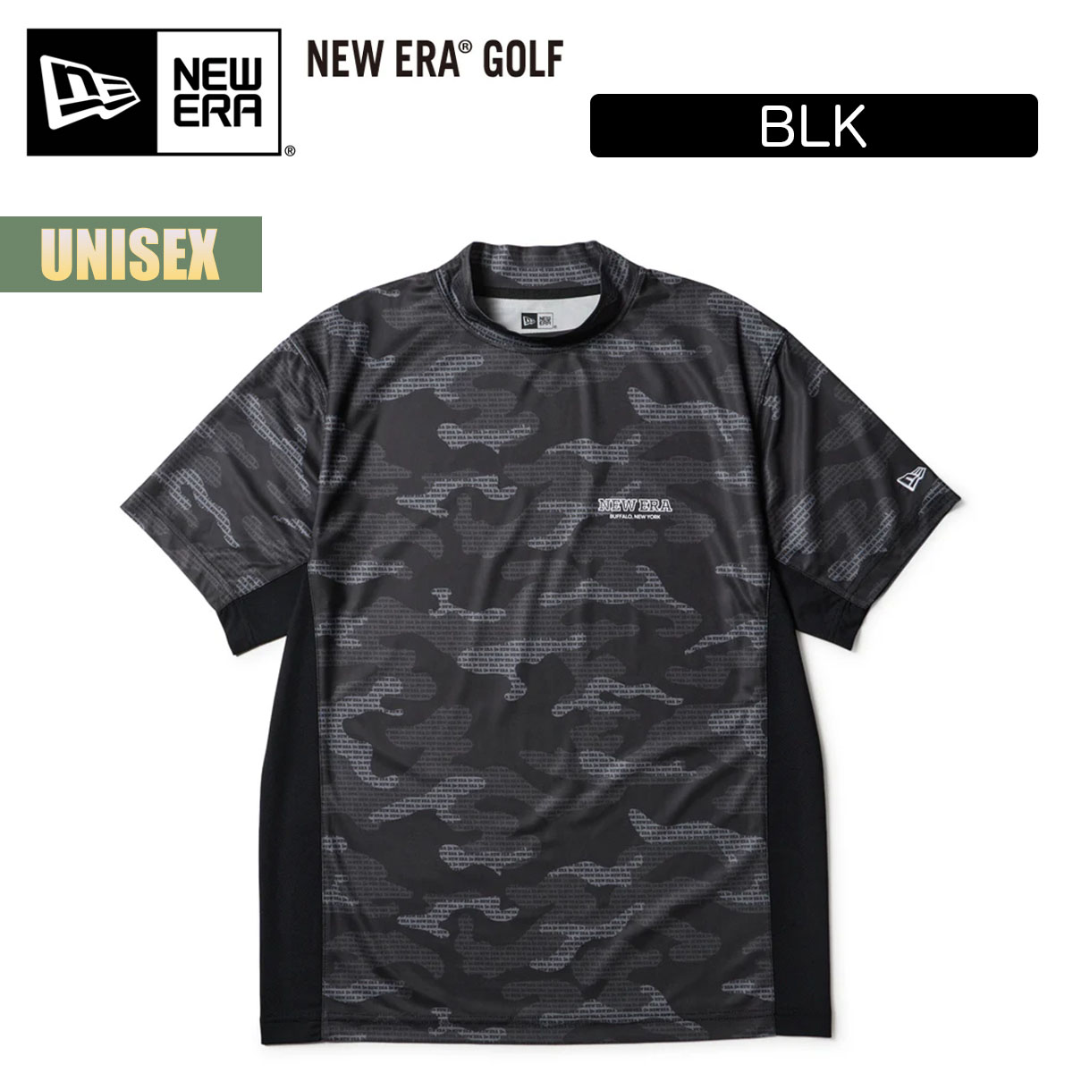 NEW ERA（ニューエラ） ゴルフ 半袖 ミッドネック Tシャツ NEW ERA