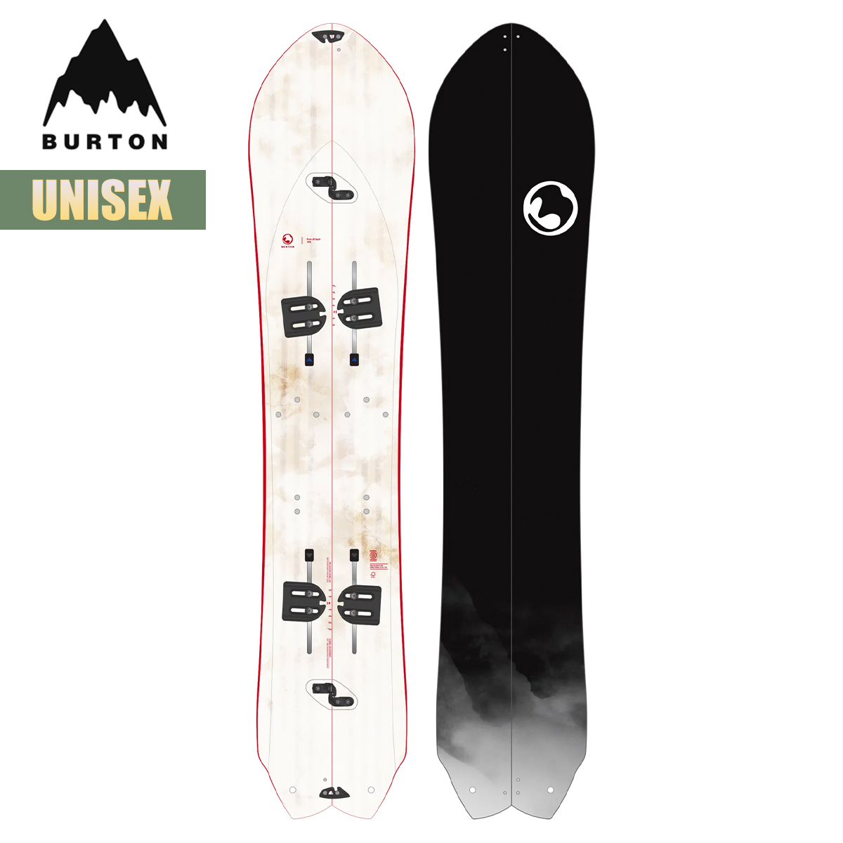 BURTON スノーボード、板（フレックスタイプ：フラット