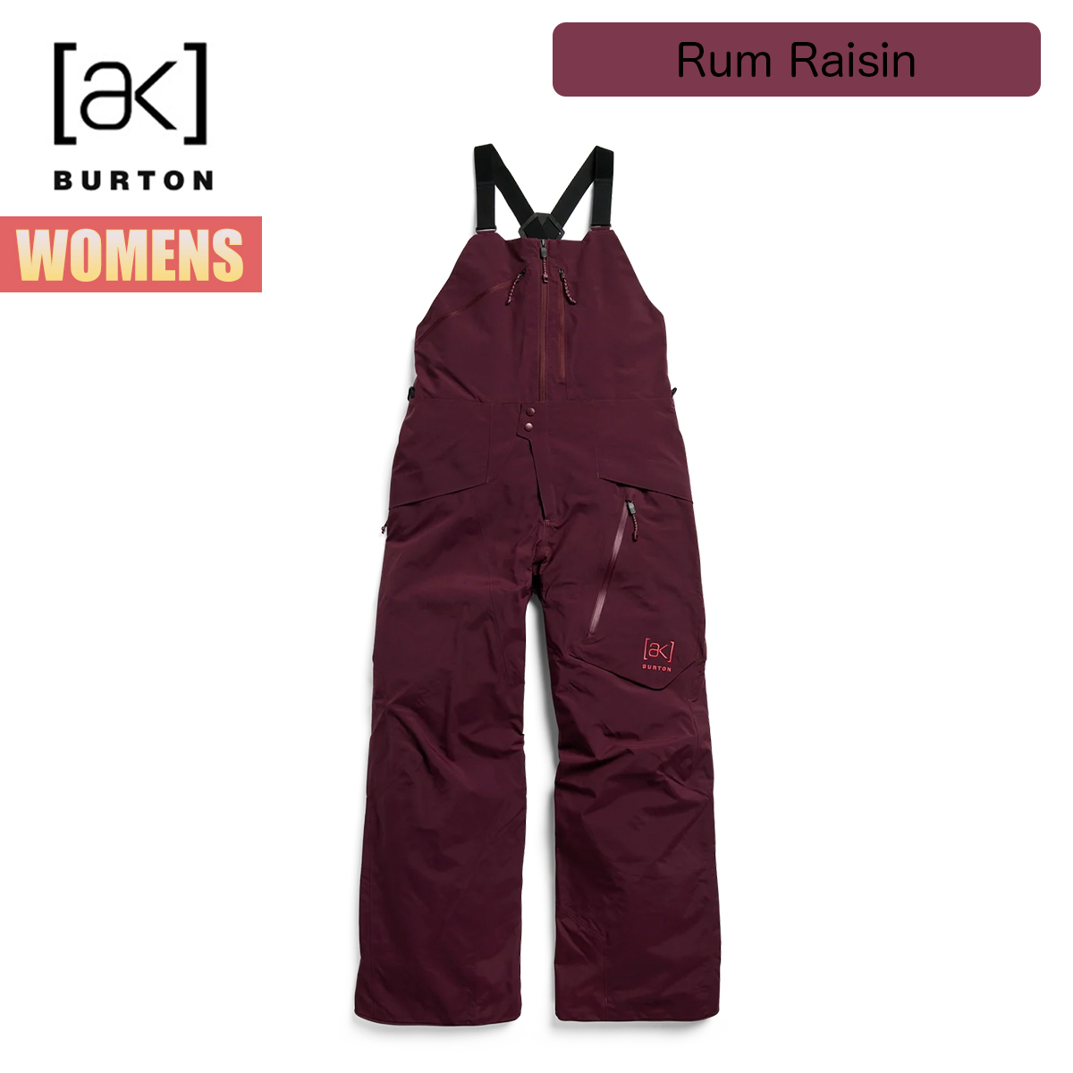 BURTON（バートン） ak スノーボードウェア レディース ビブパンツ 26