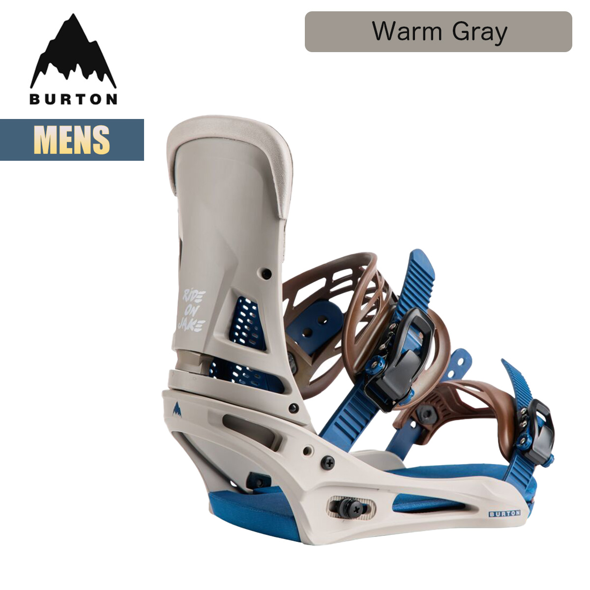 BURTON スノーボード ビンディング（色：ホワイト系）｜スノーボード