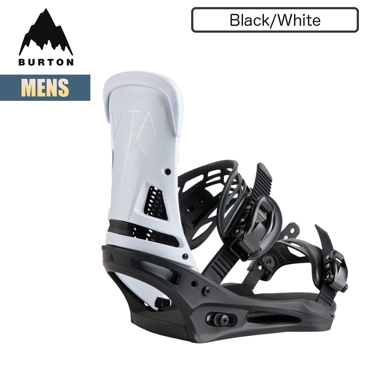 BURTON スノーボード ビンディング（色：ホワイト系）｜スノーボード