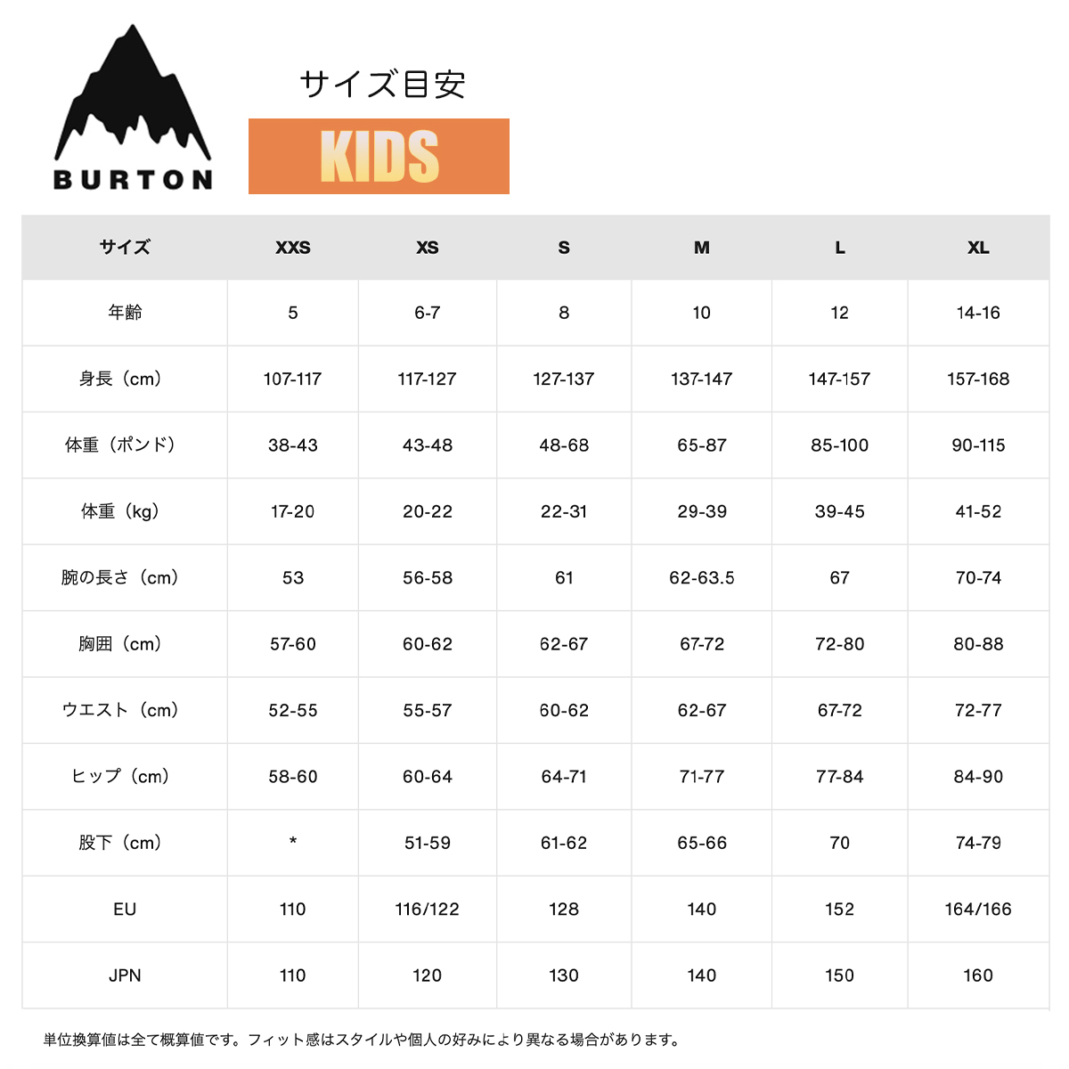 BURTON バートン スノーボードウェア キッズ ジャケット25-26