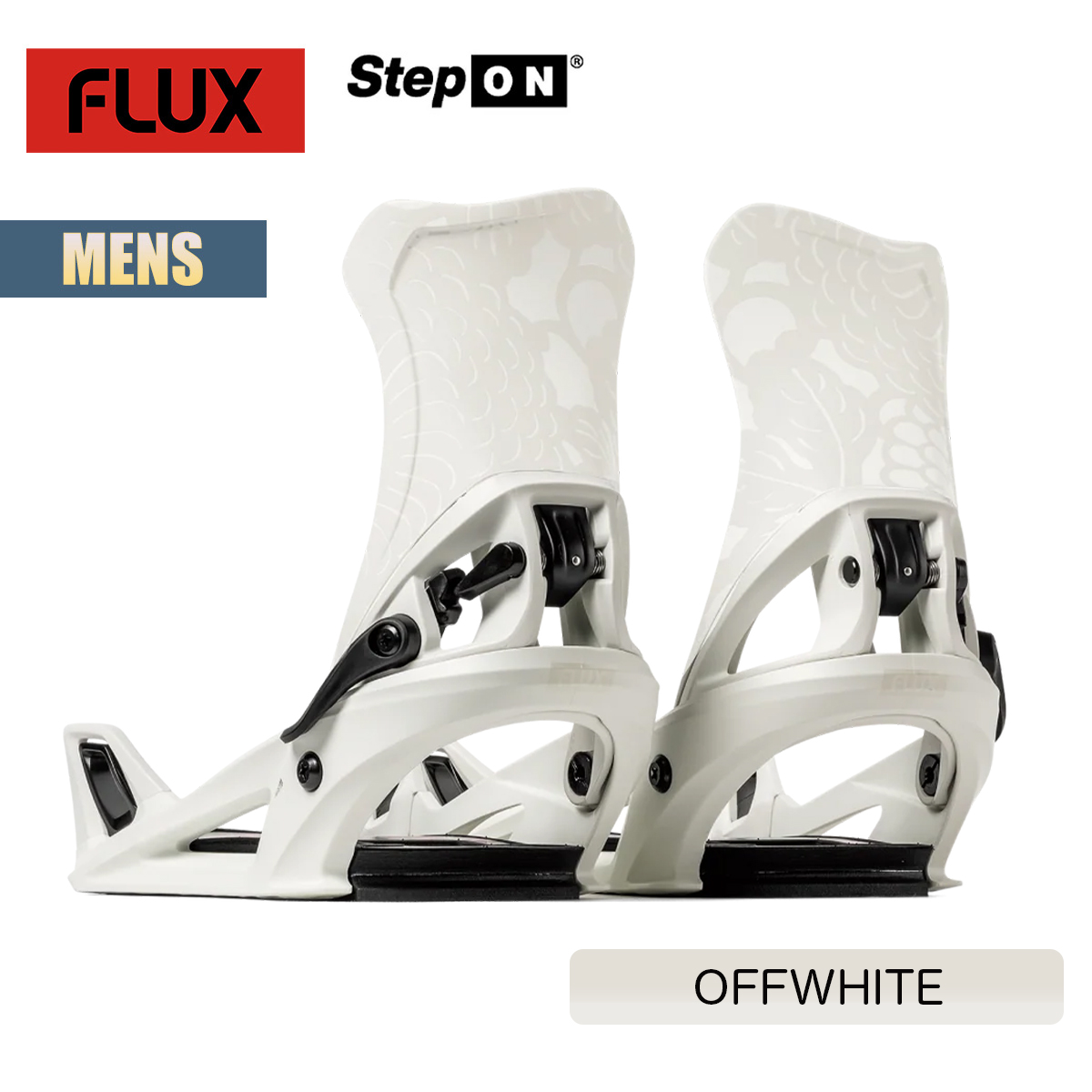 FLUX BINDINGS スノーボード ビンディング（色：ホワイト系