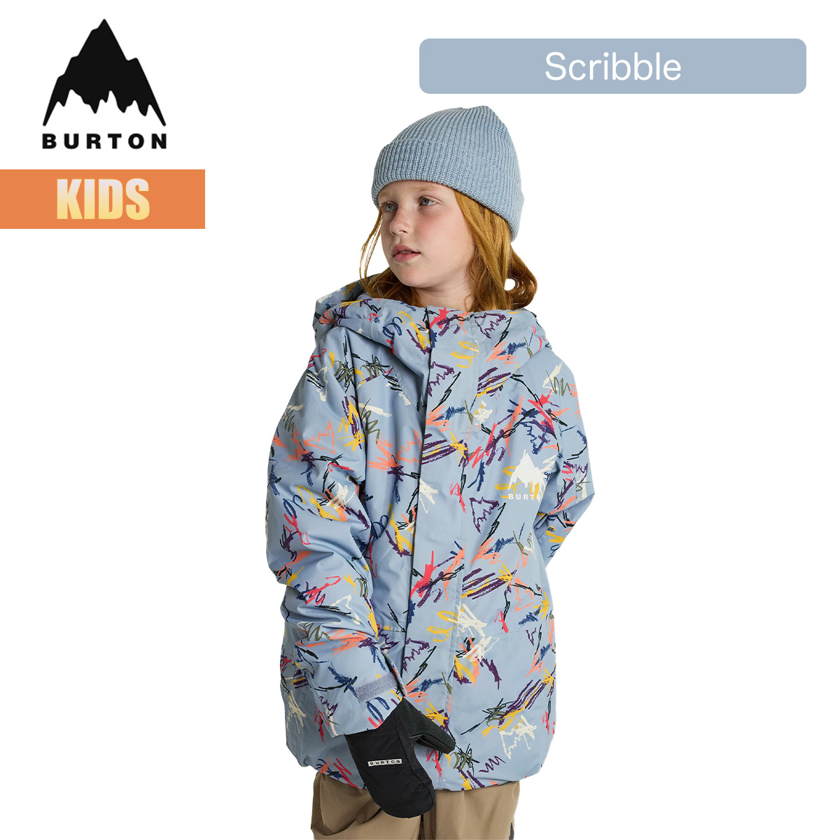 バートン スノーボードウェア キッズ ジャケット 24-25 Burton スキマー W25JP-243151 Kids' Burton  Skimmer Jacket 2-Layer 2レイヤー スノーボードジャケット