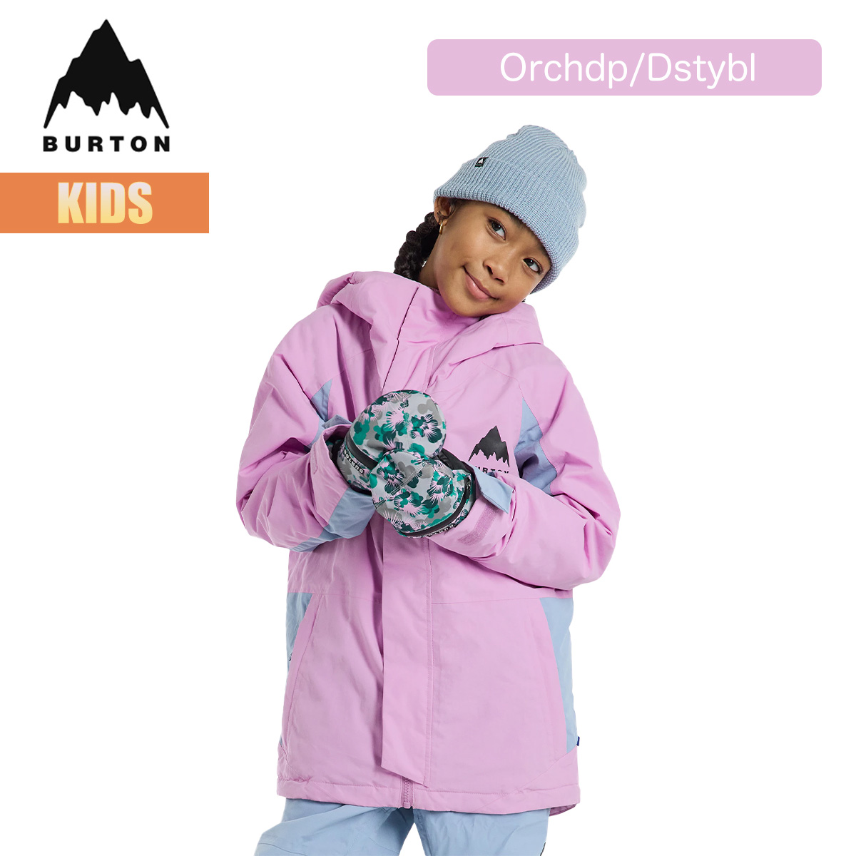 バートン スノーボードウェア キッズ ジャケット 24-25 Burton スキマー W25JP-243151 Kids' Burton  Skimmer Jacket 2-Layer 2レイヤー スノーボードジャケット