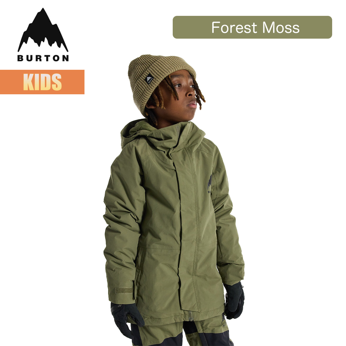 バートン スノーボードウェア キッズ ジャケット 24-25 Burton スキマー W25JP-243151 Kids' Burton  Skimmer Jacket 2-Layer 2レイヤー スノーボードジャケット