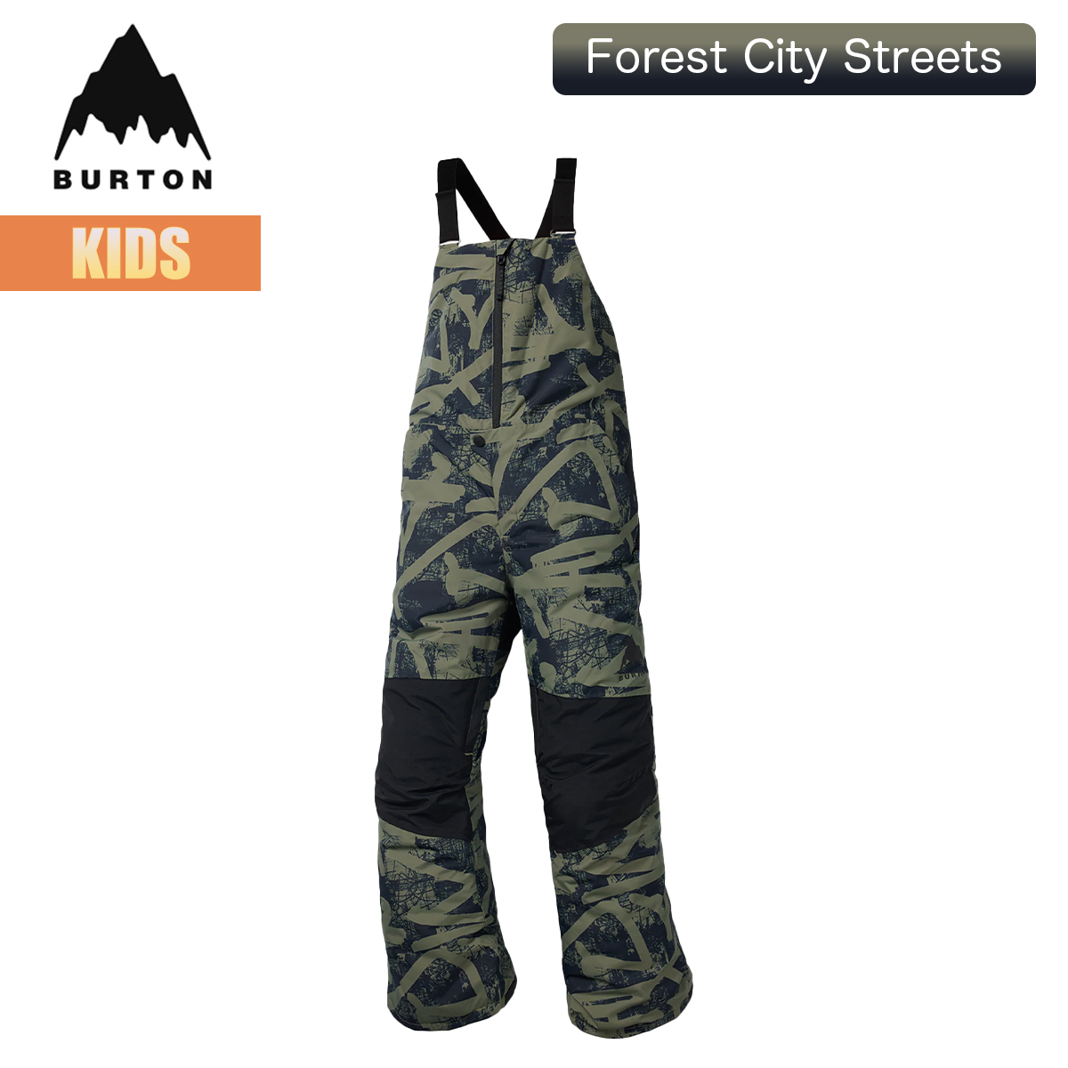 バートン BURTON キッズ ビブパンツ スノボパンツ 2T BURTON バートン スノーボード ウェア パンツ キッズ ユース