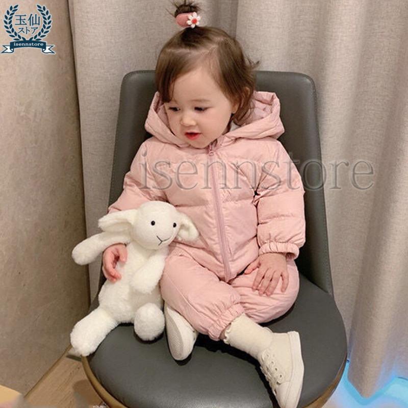 ダウンロンパース カバーオール ベビー キッズ 女の子 男の子 ジャンプ