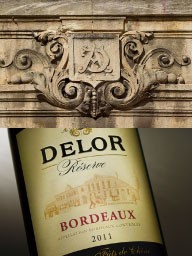ボルドー 赤ワイン デロー ルージュ 375ml・赤 ハーフボトル Delor