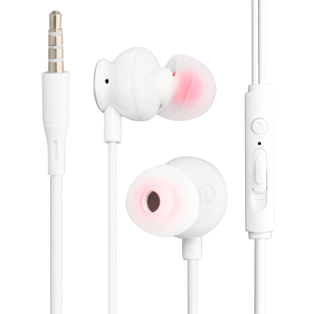 ホワイト 有線イヤホン 3.5mmジャック pgat4573540876610.jpg