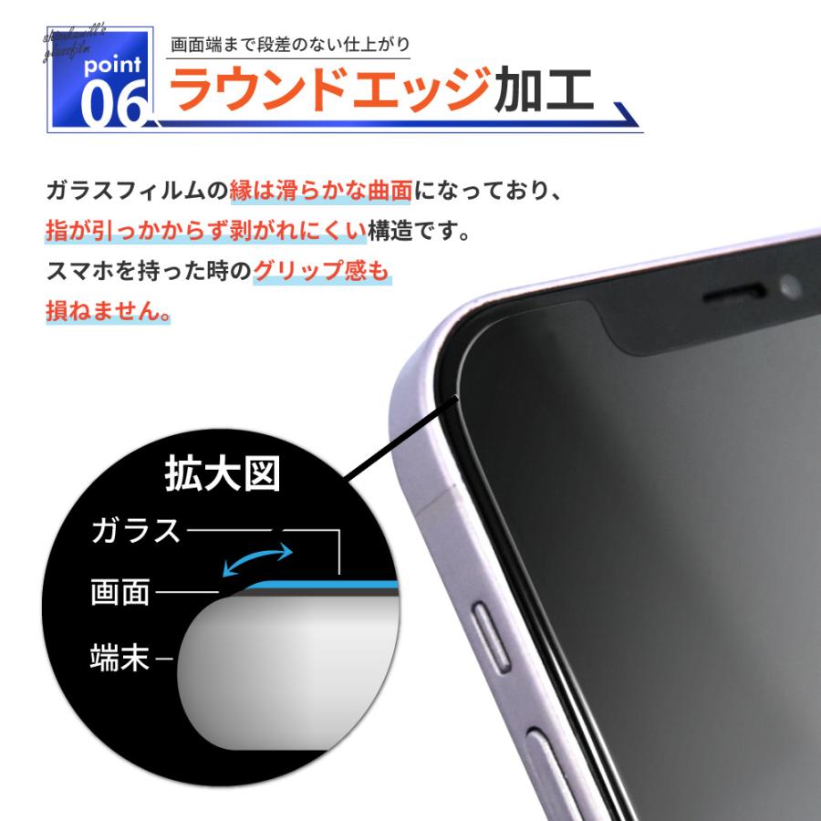 iPhone6s ガラスフィルム 保護フィルム ブルーライトカット アイフォン 6s 液晶保護フィルム フィルム shizukawill シズカウィル｜maskmore｜14