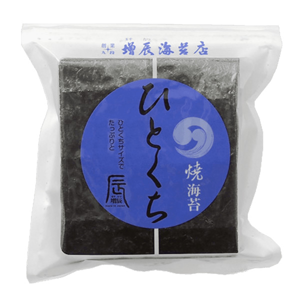 増辰海苔店 青とび（味のり） 国内産 焼海苔 卓上 ひとくち 味付け