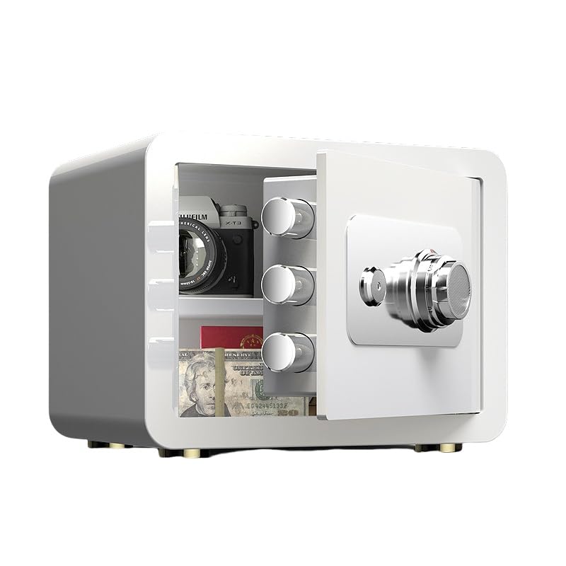 金庫 家庭用 小型 25L 高30cm 耐火耐水 ダイヤル式 キー付き二重保険