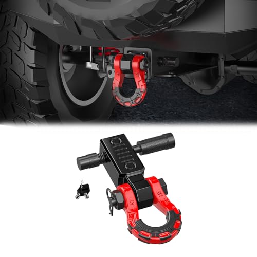 車 シャックルヒッチレシーバー 牽引フック 8ton トレーラー ヒッチ