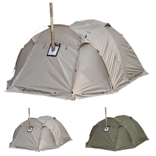 Naturehike 2人用 テント／スノースカート付き／オールシーズン対応 防水ドームテント 耐火性 2人用 スノースカート付き キャンプ