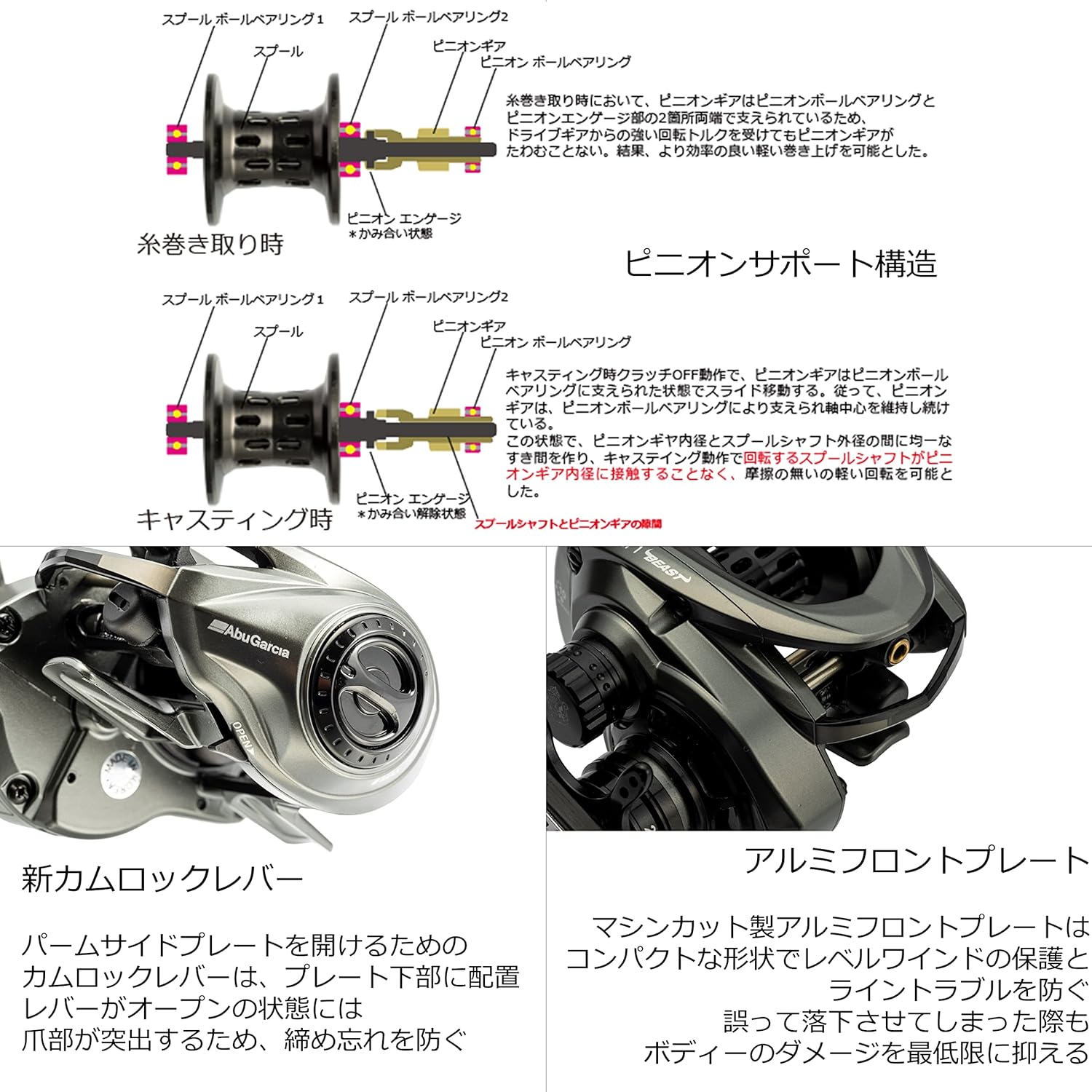 アブガルシア ゼノン MG7-L 左ハンドル 送料無料 : 0036282114906 : ますびと商店 - 通販 - Yahoo!ショッピング